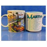 Peanuts & Martha Ceramic Coffee Mugs