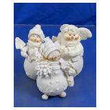 Snowman Christmas Ornaments Lot