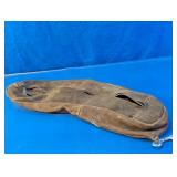 Brown Suede-Like Zippered Garment Storage Bag