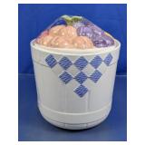 Decorative Ceramic Fruit Canister