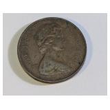Vintage 1971 Elizabeth II New Pence 2 Coin