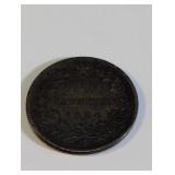 1866 Italy 10 Centesimi Vittorio Emanuele II Coin