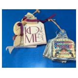 Rustic Decorative Hanging Sign Pair