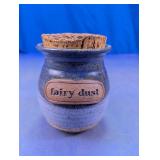 Ceramic Fairy Dust Corked Jar
