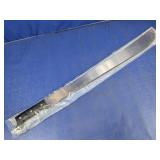 24-Inch Steel Blade Machete with Textured Handle