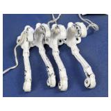 White Victorian-style Metal Wall Hook
