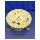 Botanical Decorative Plate Display