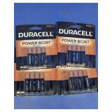 Duracell AAA Power Boost Batteries Lot