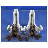 Wood Display Easel Stands Lot
