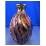 Polychrome Glass Vase