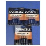 Duracell AAA Power Boost Batteries Lot