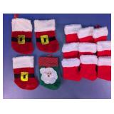 Mini Christmas Stocking Ornament Assortment
