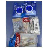 PlumbPak Tape, Campbell Pins, and Hardware