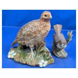 Vintage-Style Bird Figurines