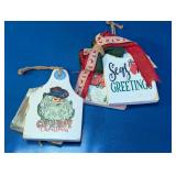 Rustic Christmas Hanging Decor Sign Set