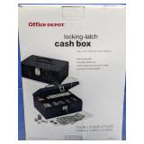Office Depot Locking-Latch Cash Box with Keys