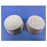 2 Vtg Texas Gulf Sulphur Paperweights