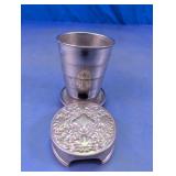 1897 Nickel Plated Collapsible Bicycle Cup
