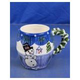 Winter Snowman Ceramic Mug