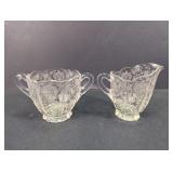 Cambridge Rosepoint Sugar & Creamer