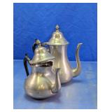 Pewter Coffee & Tea Pot Set