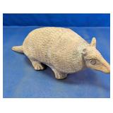 Ceramic Armadillo Figurine