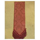 Vtg Damask Jacquard Table Runner