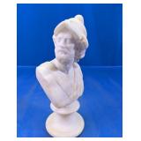 Carved Alabaster Bust of Ajax