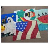Seasonal Decorative Garden Flags Set