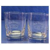 Jack Daniels Old No 7 Whiskey Glasses
