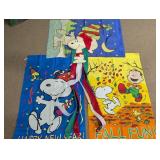 Peanuts Snoopy Seasonal Garden Flags Set