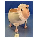Metal Sheep Planter Pot