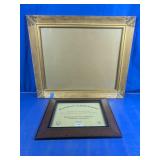 Picture and Certificate Frame Set