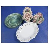 Assorted Collectible Ceramic and Plaster Decor
