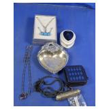Mixed Jewelry, Trinkets, and Tech Accessory Lot