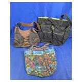(3) Tote Bag and Handbag Collection
