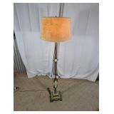 Decorative Floor Lamp With Fabric Shade