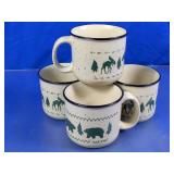 Maine Wildlife Ceramic Mug Set