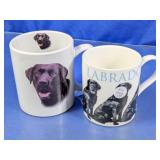 Labrador Dog Print Ceramic Mugs