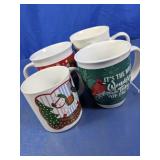 Ceramic Christmas Holiday Coffee Mugs