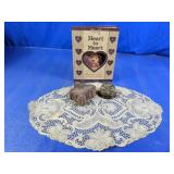 Lace Doily, Inspirational Book, Stone & Resin Lot