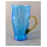 Steuben Ribbed Celeste Blue Mint Julep