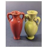 Miniature Ceramic Amphora Vase Pair