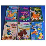 5 Vtg Disney Gold Key Comics