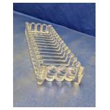 Heisey Crystalite Celery Dish Clear Glass