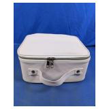 Pink Travel Makeup Train Case with Mirror