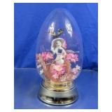 Vintage Lady Musical Dome Display