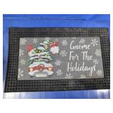 Gnome For The Holidays Christmas Door Mat