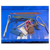 Assorted S/M Belt & Strap Accessory Lot