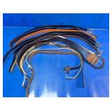 Assorted Leather & Faux Leather Belts